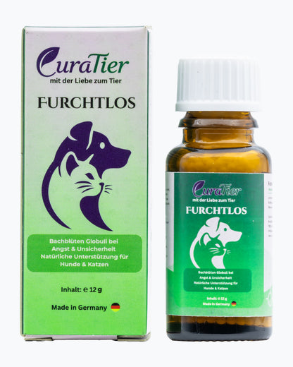 CuraTier Furchtlos – Bachblüten Globuli bei Angst & Unsicherheit