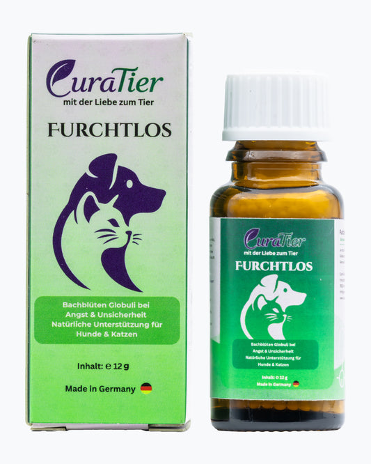 CuraTier Furchtlos – Bachblüten Globuli bei Angst & Unsicherheit