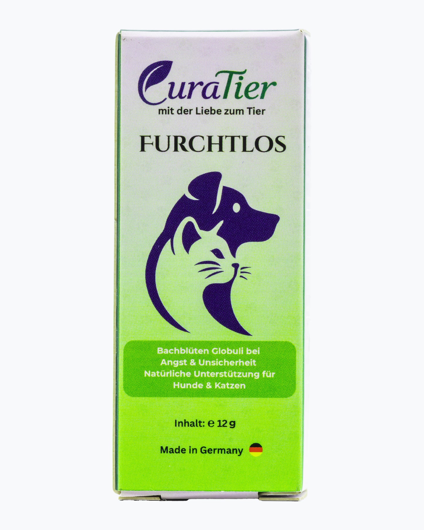 CuraTier Furchtlos – Bachblüten Globuli bei Angst & Unsicherheit