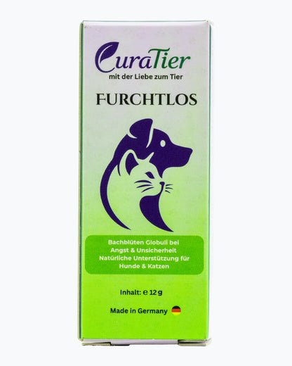 CuraTier Furchtlos – Bachblüten Globuli bei Angst & Unsicherheit