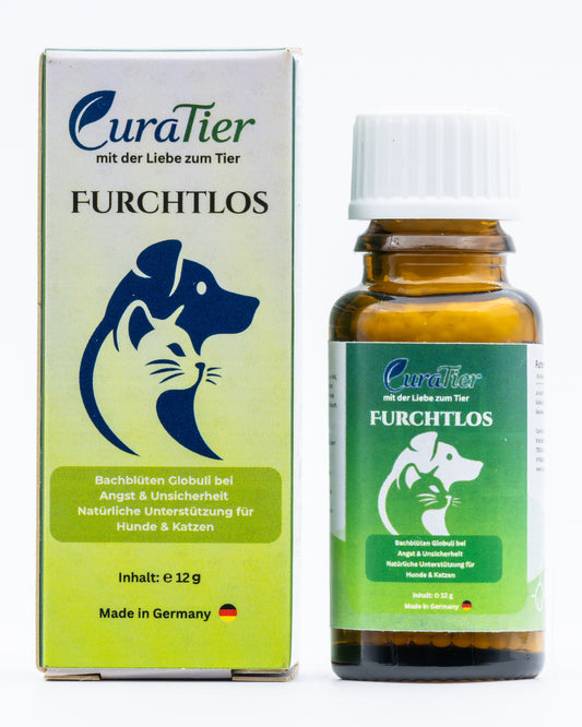 CuraTier Furchtlos – Bachblüten Globuli bei Angst & Unsicherheit