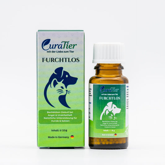 CuraTier Furchtlos – Bachblüten Globuli bei Angst & Unsicherheit